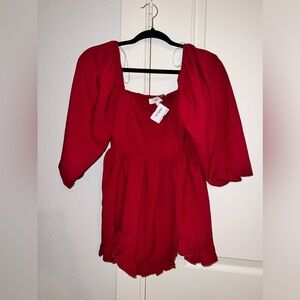 Nwt red boutique top